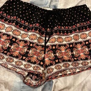 Floral dress shorts